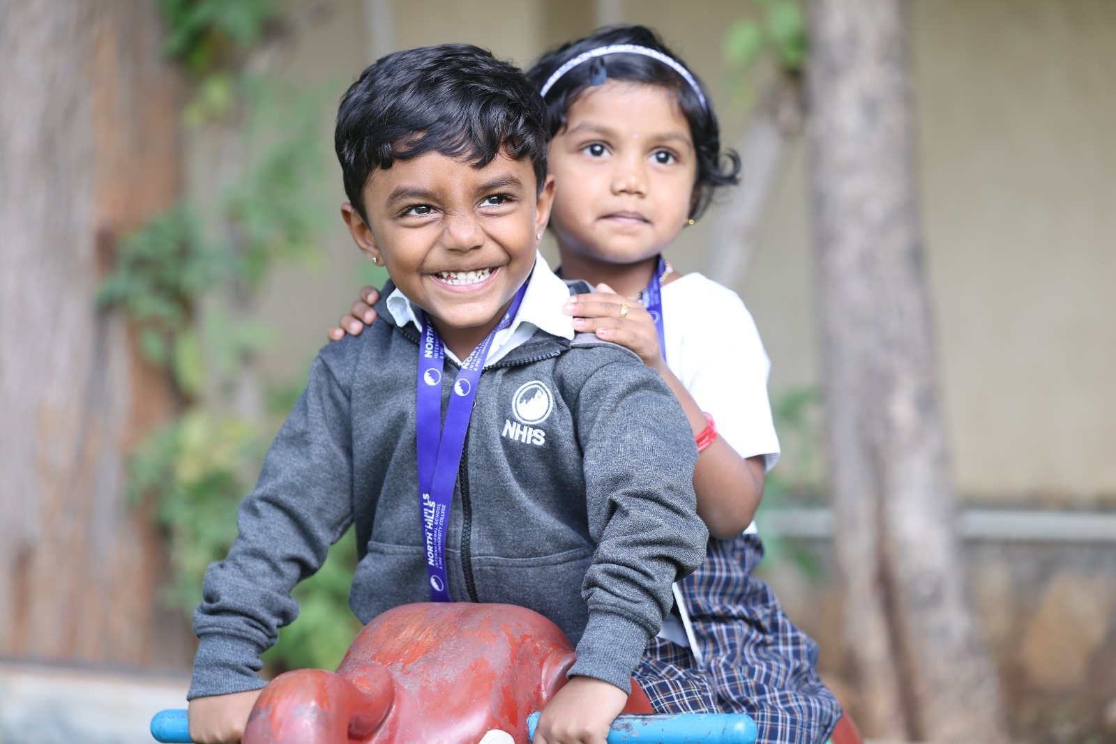 Kindergarten students learning
