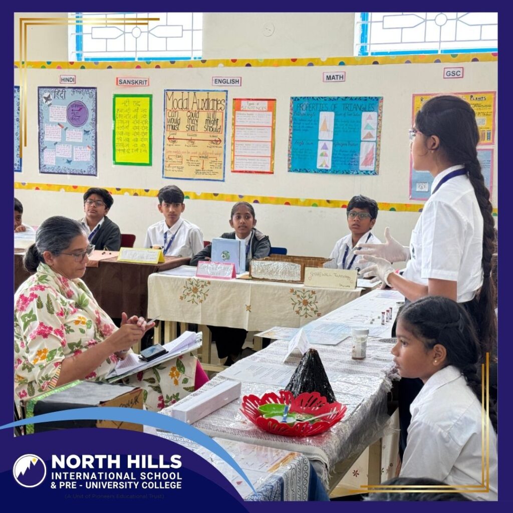 Students classroom group activity