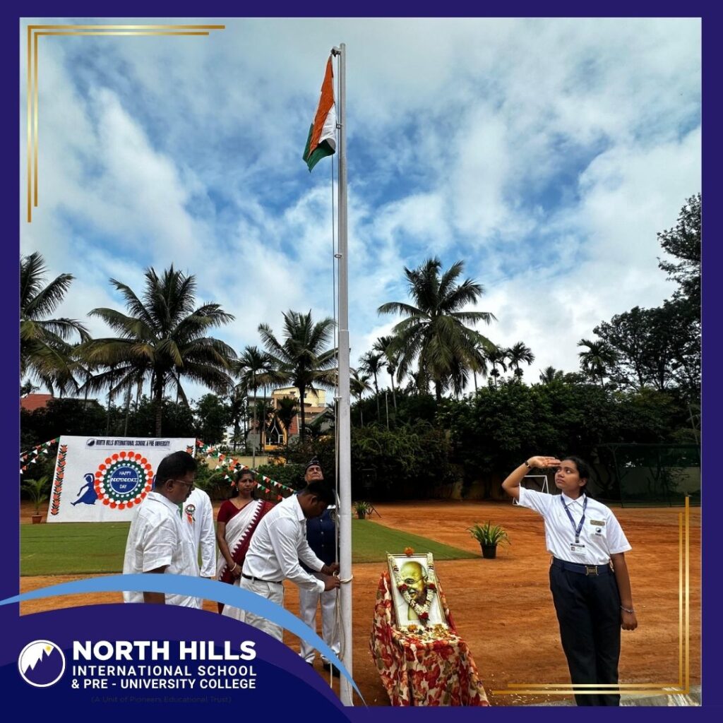 Independence Day flag hoisting ceremony