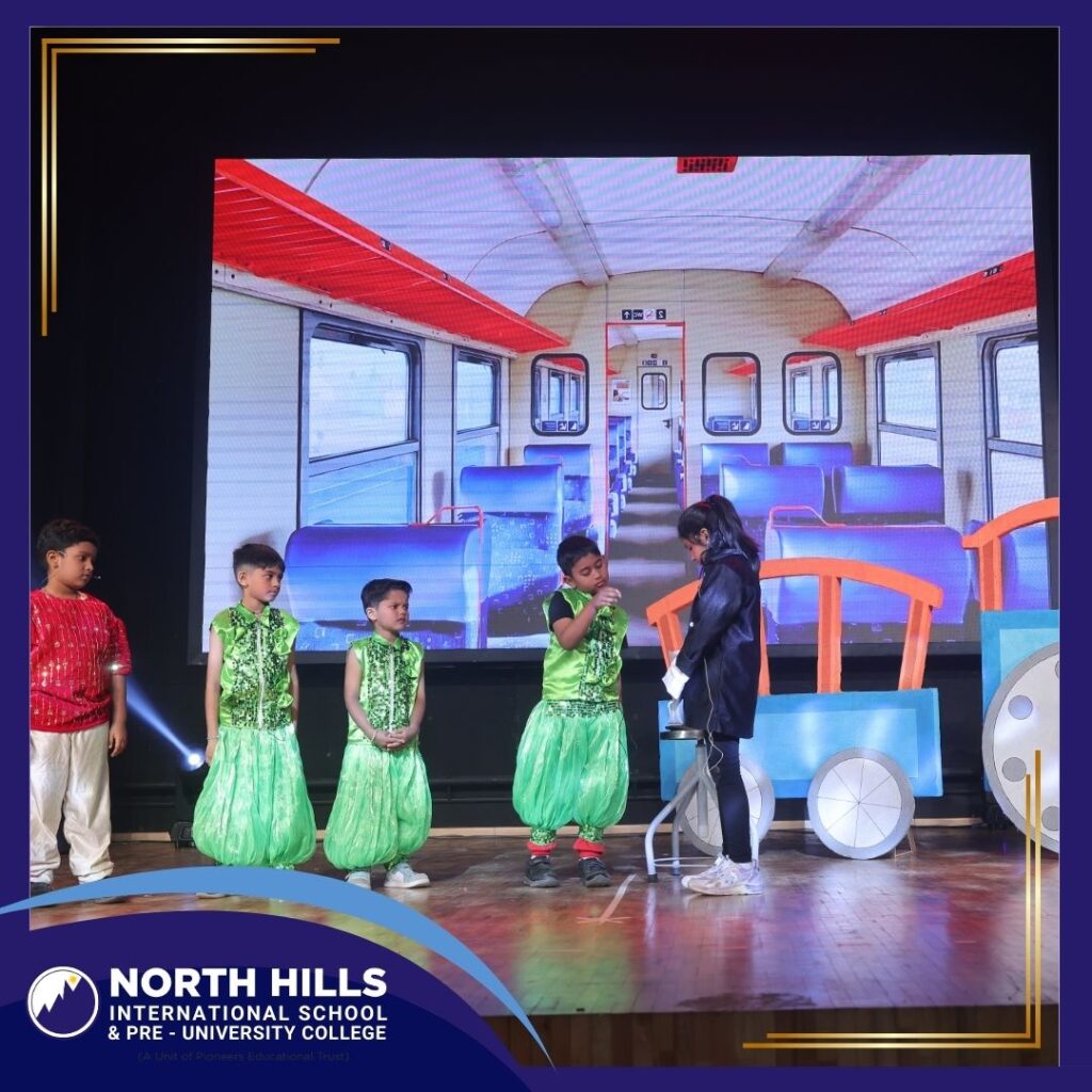 Kids classroom stage skit