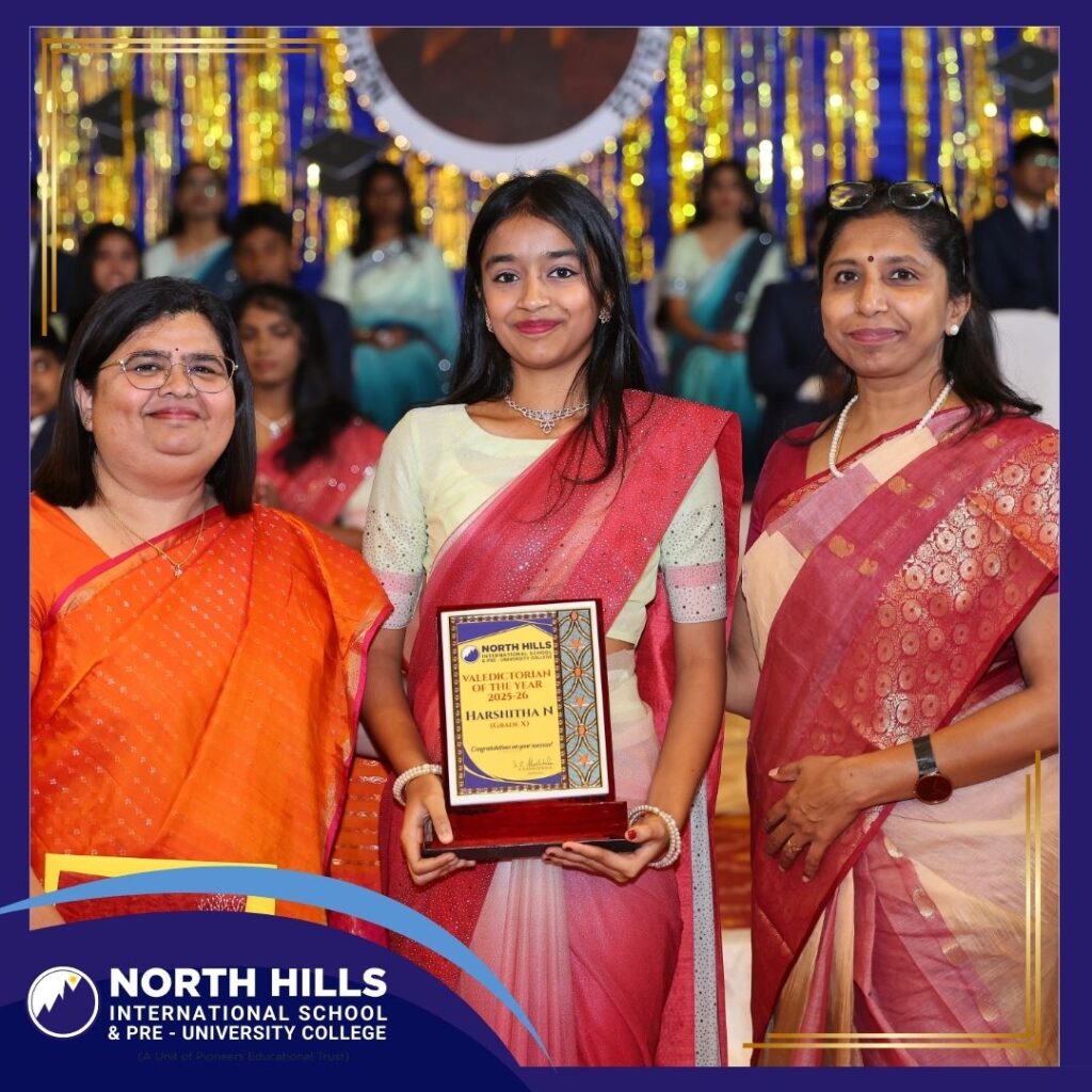 Teacher receiving appreciation award