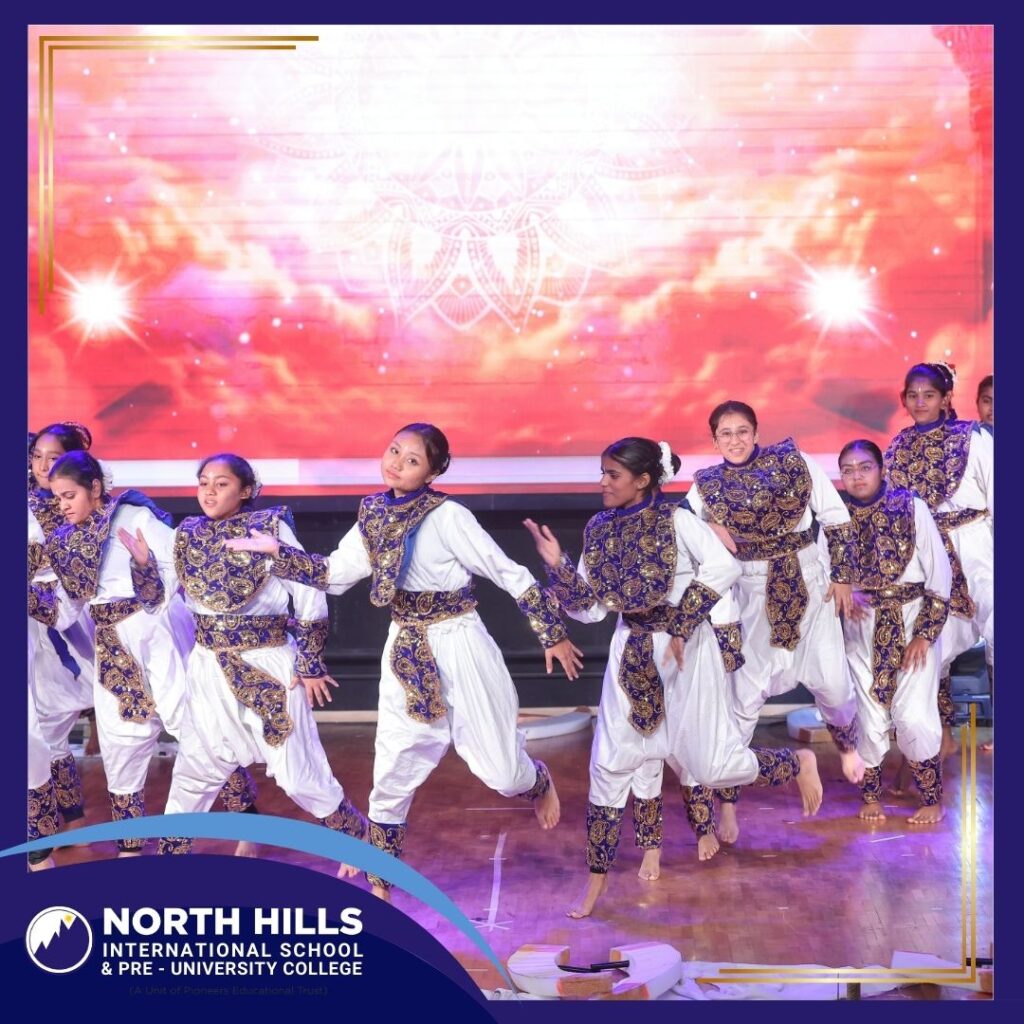 Students group dance finale