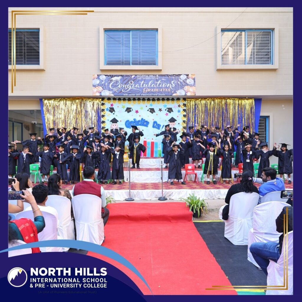 Graduation ceremony stage view