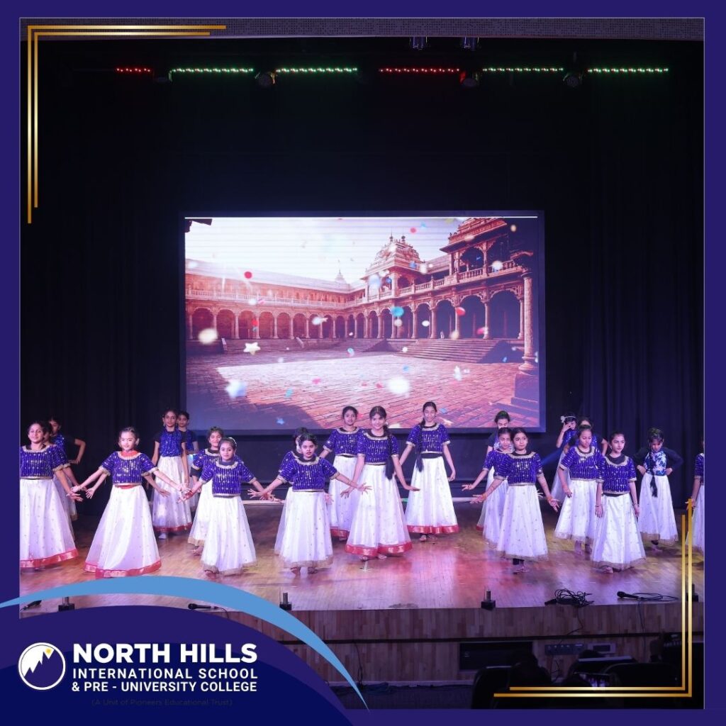 Girls classical dance performance