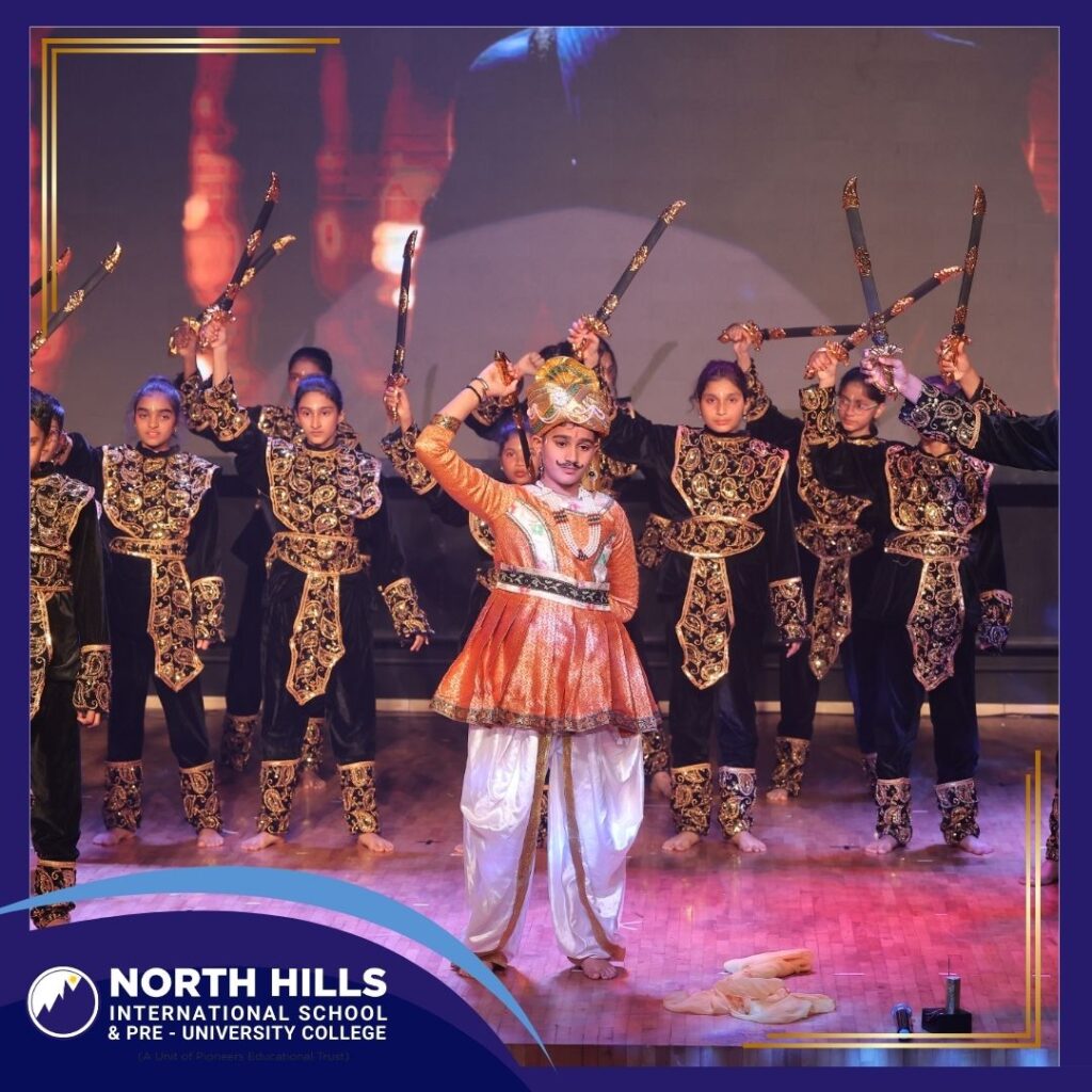 Kids sword dance performance