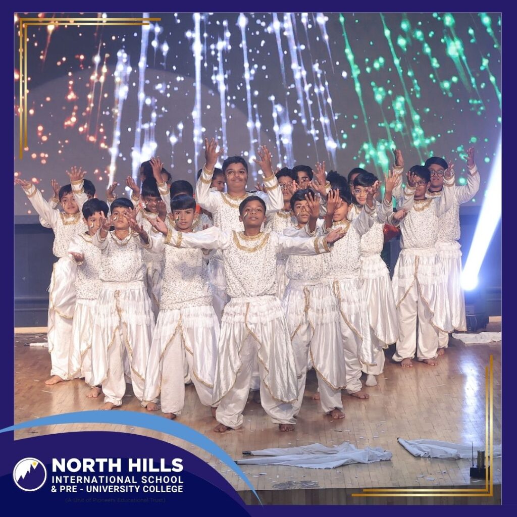 Students group dance celebration