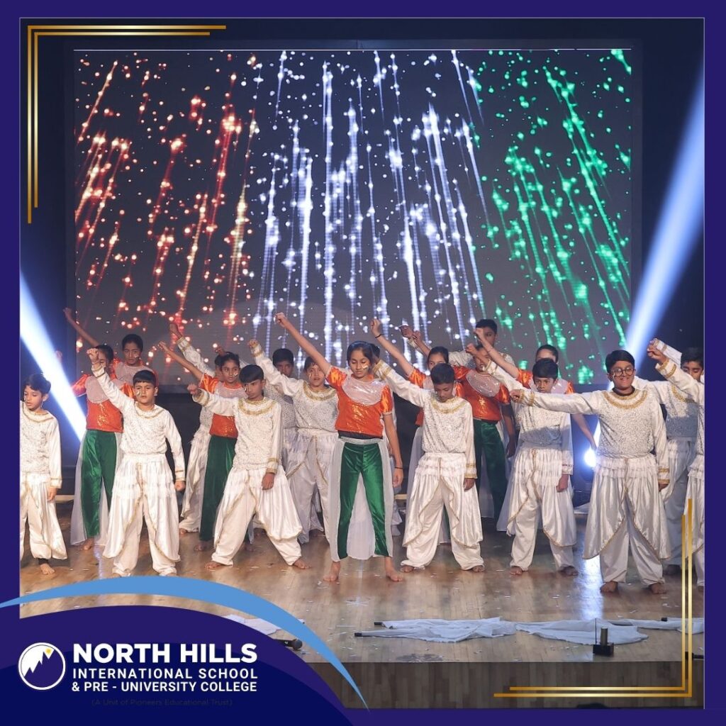 Kids patriotic dance performance