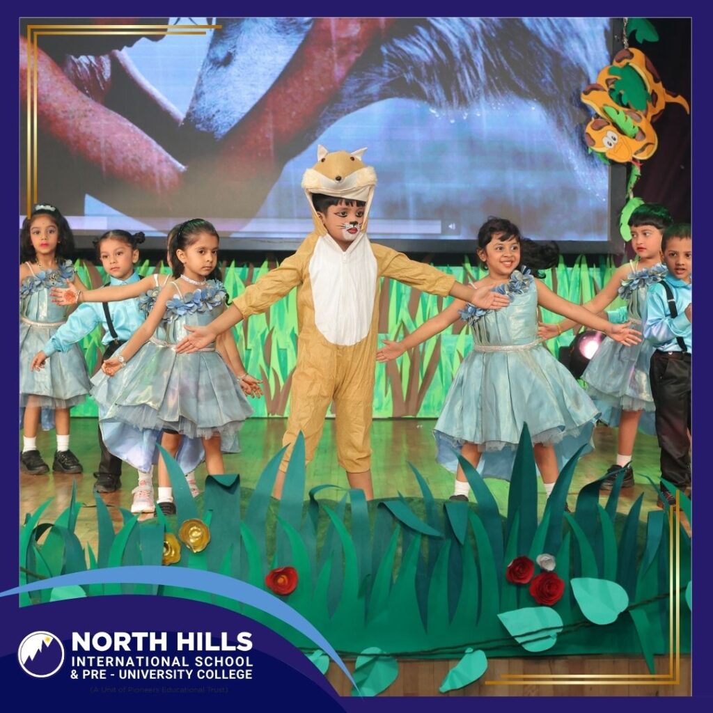 Kids stage dance performance