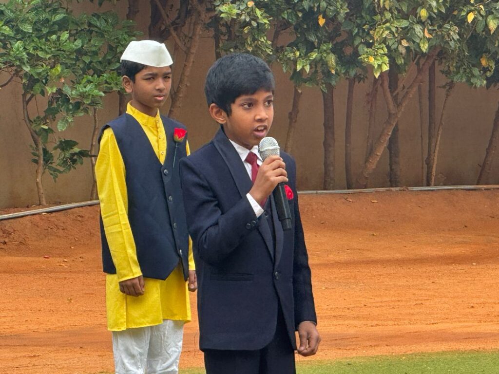 Student speech presentation