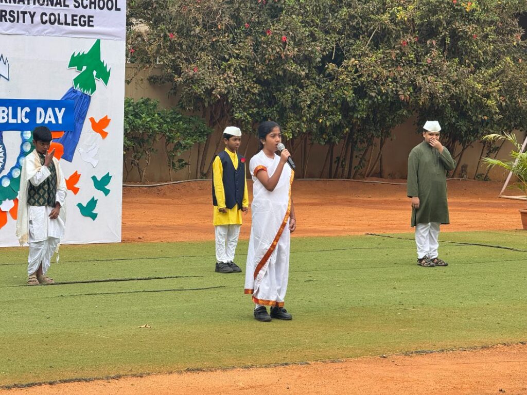 Student in traditional costume