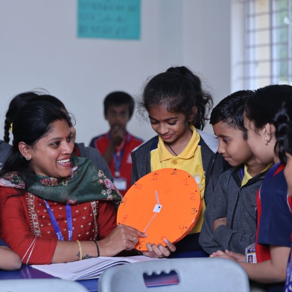 Students sharing ideas